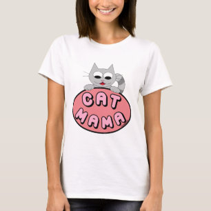 T-shirt CAT MAMA Cute Amoureux des chats