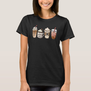 T-shirt Cat Maman Café Latte Iced Café Maman Cat