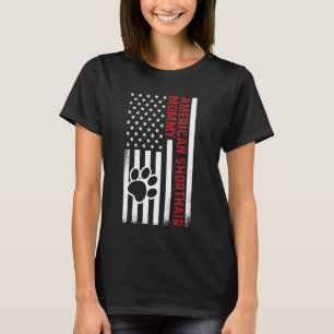 T-shirt Cat Maman Mère American Shorthair