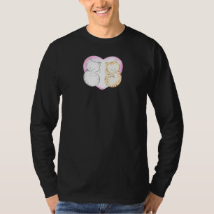 T-shirt Cat Mariage d'été Anniversaire Fiançailles Valenti