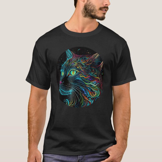 T-shirt Cat Miaw Aesthetic Cat Miaw (Devant)