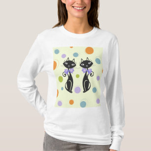 T-shirt Cat moderne du milieu du siècle