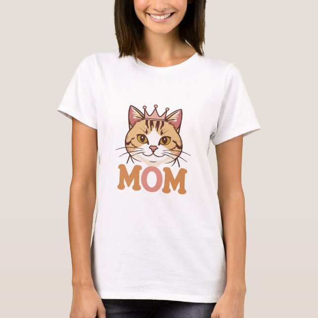 T-shirt Cat mom (Devant)