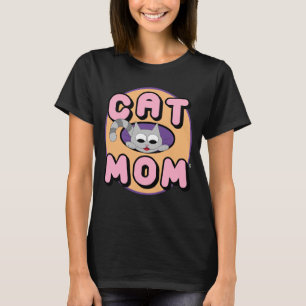 T-shirt CAT MOM Cute Chat