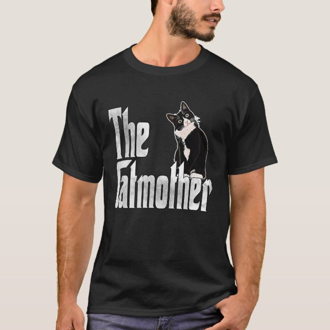 T-shirt Cat Mother Le Catmos Crazy Cat Maman Mama (Devant)