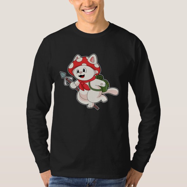 T-shirt Cat Mushroom (Devant)