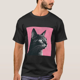 T-shirt Cat Pastel K Arrière - plan Pop
