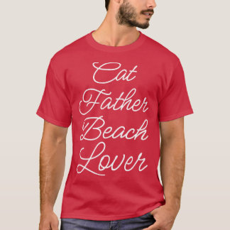 T-shirt Cat Père Plage Lover II