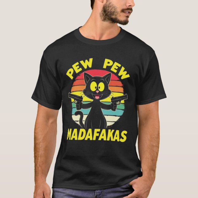 T-shirt Cat retro (Devant)