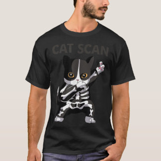T-shirt Cat Scan CT Scan Funny Cat X-Ray Pun Mème Rad Tech