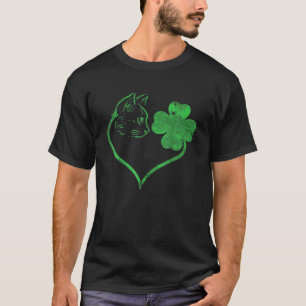 T-shirt Cat St patrick Cattys Catricks Fête Filles Femmes