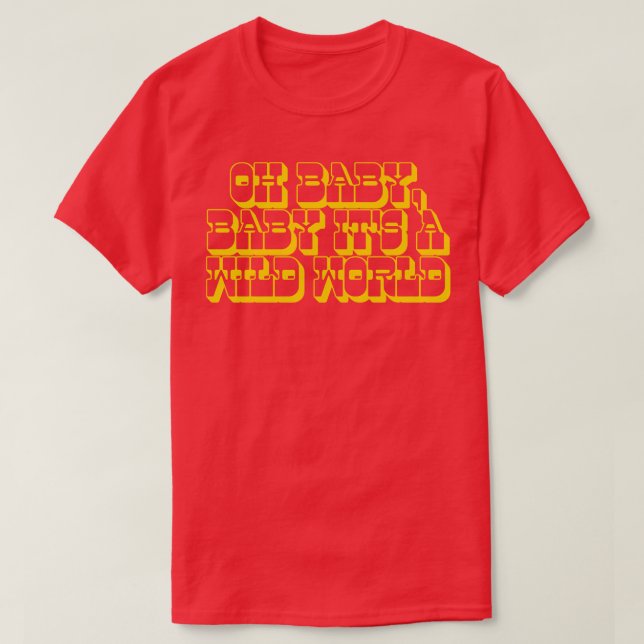 T-shirt Cat Stevens Wild World 1 (Design devant)