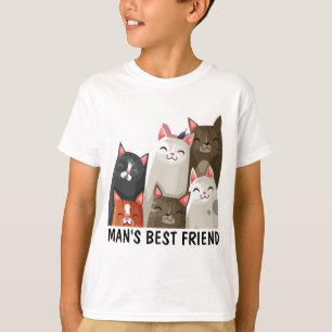 T-SHIRT CAT T-SHIRTS, LES MEILLEURS AMIS GARÇONS