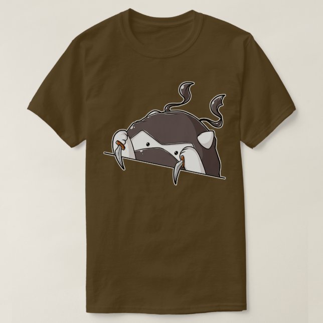 T-shirt Cat Tabletop RPG Rogue (Design devant)