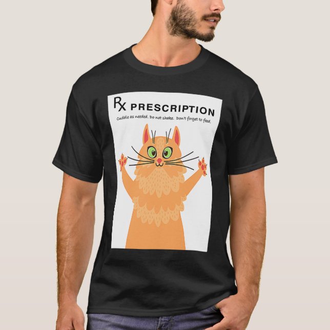 T-shirt Cat Therapy (Devant)