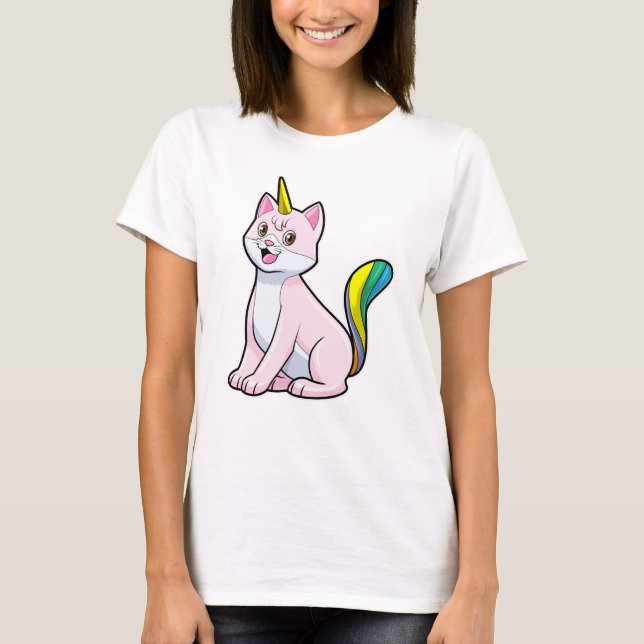 T-shirt Cat Unicorn (Devant)