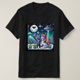 T-shirt Cat & Unicorn OVNI Selfie: Big Meeting #10
