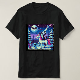 T-shirt Cat & Unicorn OVNI Selfie: Big Meeting #12