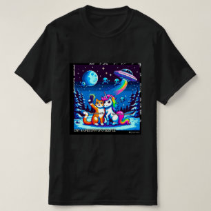 T-shirt Cat & Unicorn OVNI Selfie: Big Meeting #4