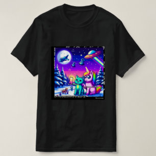 T-shirt Cat & Unicorn OVNI Selfie: Big Meeting #9