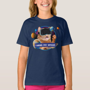 T-shirt Cat VR dans l'espace