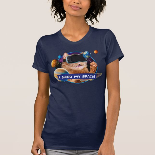 T-shirt Cat VR dans l'espace (Devant)