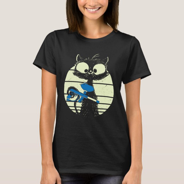 T-shirt Cat With Paintball Mask Paintball Cat Cute Cat  1 (Devant)