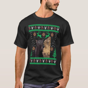 T-shirt Cat Zoning Out meme, Noeud Internet populaire Chri