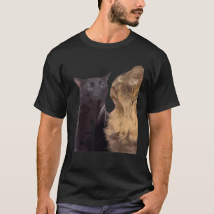 T-shirt Cat Zoning Out meme Populaire Internet meme CAT DA