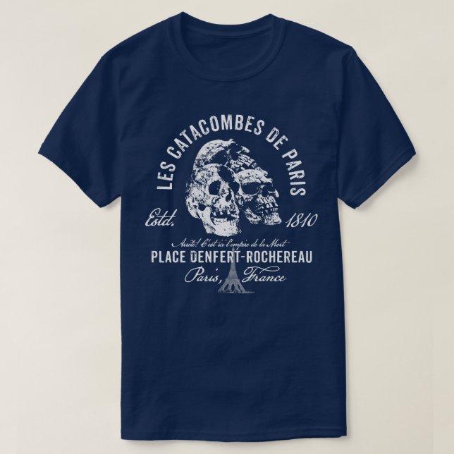 T-shirt Catacombes de Paris (Design devant)