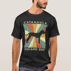 T-shirt Catahoula Leopard Dog Retro Les années 70 cadeau V