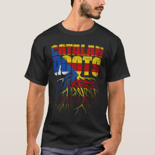 T-shirt Catalan Roots Catalonia Heritage Flag