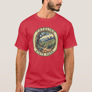 T-shirt Catalina State Park Arizona Travel Art Badge Overs