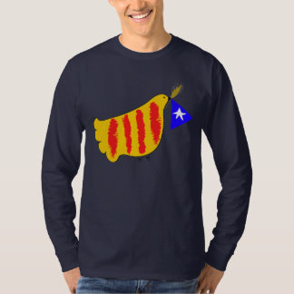 T-shirt Catalunya Pau i Llibertat, Catalogne colombe de pa