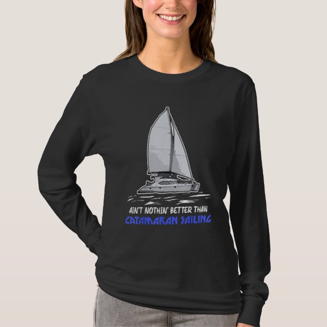 T-shirt Catamaran Boat Sailing 4 (Devant)