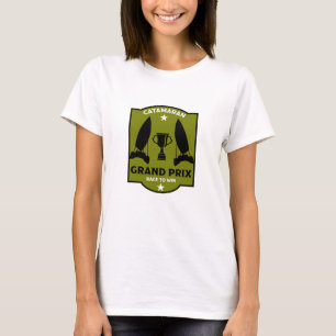 T-shirt Catamaran Hydrofoil Sailboat Racing