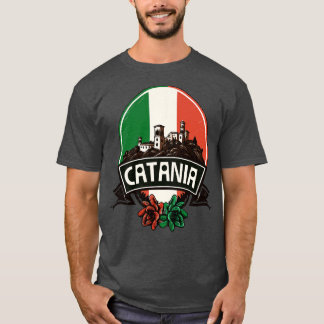 T-shirt Catania Sicilia Retro Italie Design