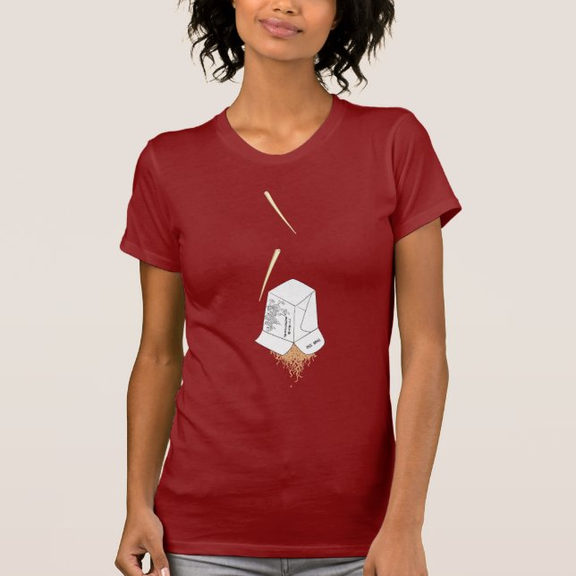 T-shirt Catastrophe T de dames Lo Mein (Devant)