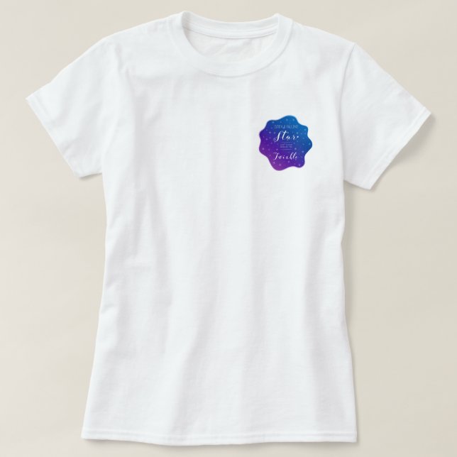 T-shirt Catch a Falling Star (Design devant)