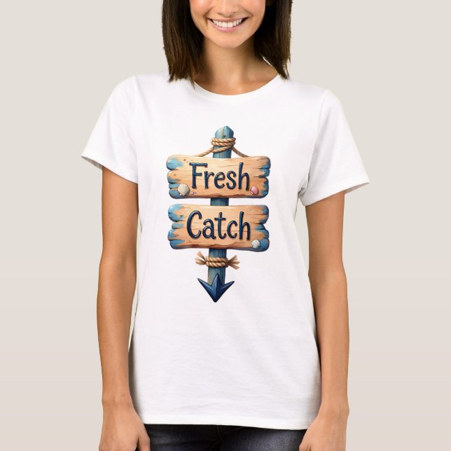 T-shirt Catch frais, Recherche chaude (Devant)
