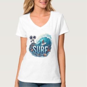 T-shirt Catch the Wave Surfing