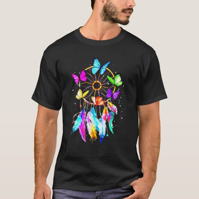 T-shirt Catcher des rêves papillon - Cadeau aux amoureux d (Devant)