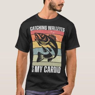 T-shirt Catching Walleyes Est Mon Cardio Walleye Fishing