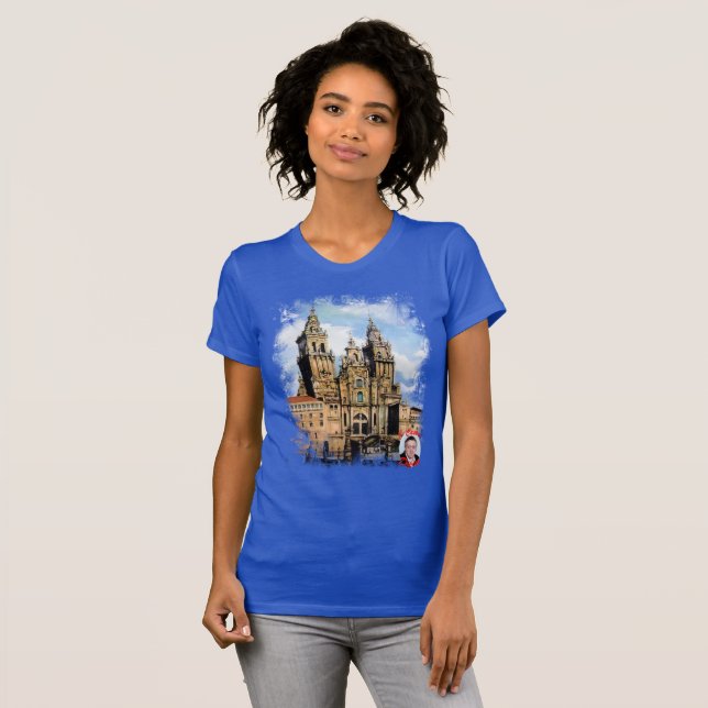 T-shirt Catedral de Santiago de Compostela (Devant entier)