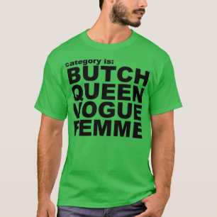 T-shirt Catégorie Butch Vogue Fem Paris est en feu