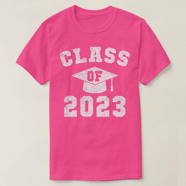 T-shirt Catégorie De 2023 Diplômés Aînés (Design devant)