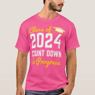 T-shirt Catégorie de 2024 décompte en cours Premier jour d