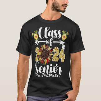 T-shirt Catégorie De 2024 Diplômés De 24E Année De L'École