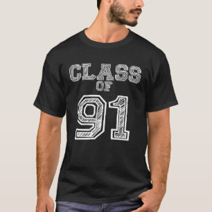 T-shirt Catégorie de 91 pour la catégorie de 1991 Réunion