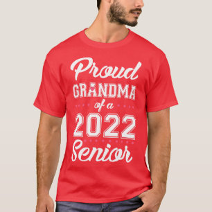 T-shirt Catégorie de grand-mère fière de 2022 d'un senior